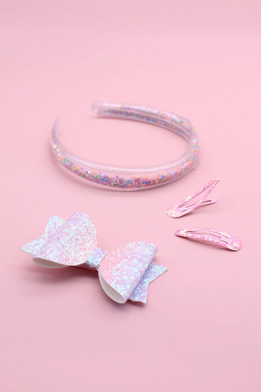 Morgan & Taylor - Lots of Love Headband Set - Pink