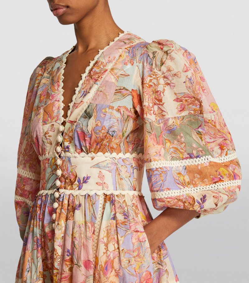 HIRE DRESS - ZIMMERMANN - LANTERN MINI DRESS