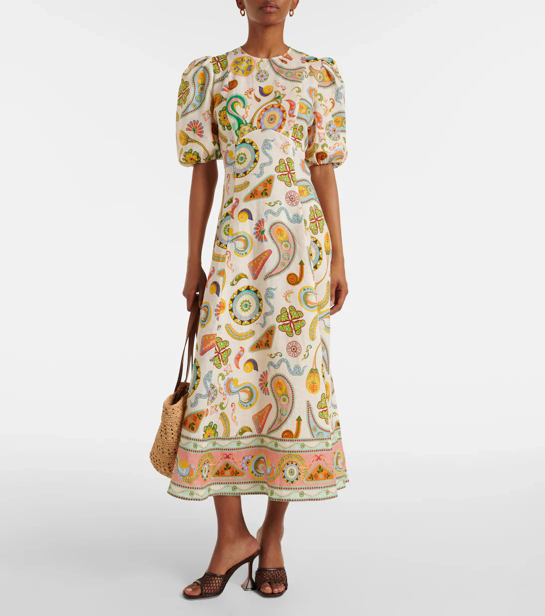 alemais arcade midi dress HIRE DRESS - ALEMAIS