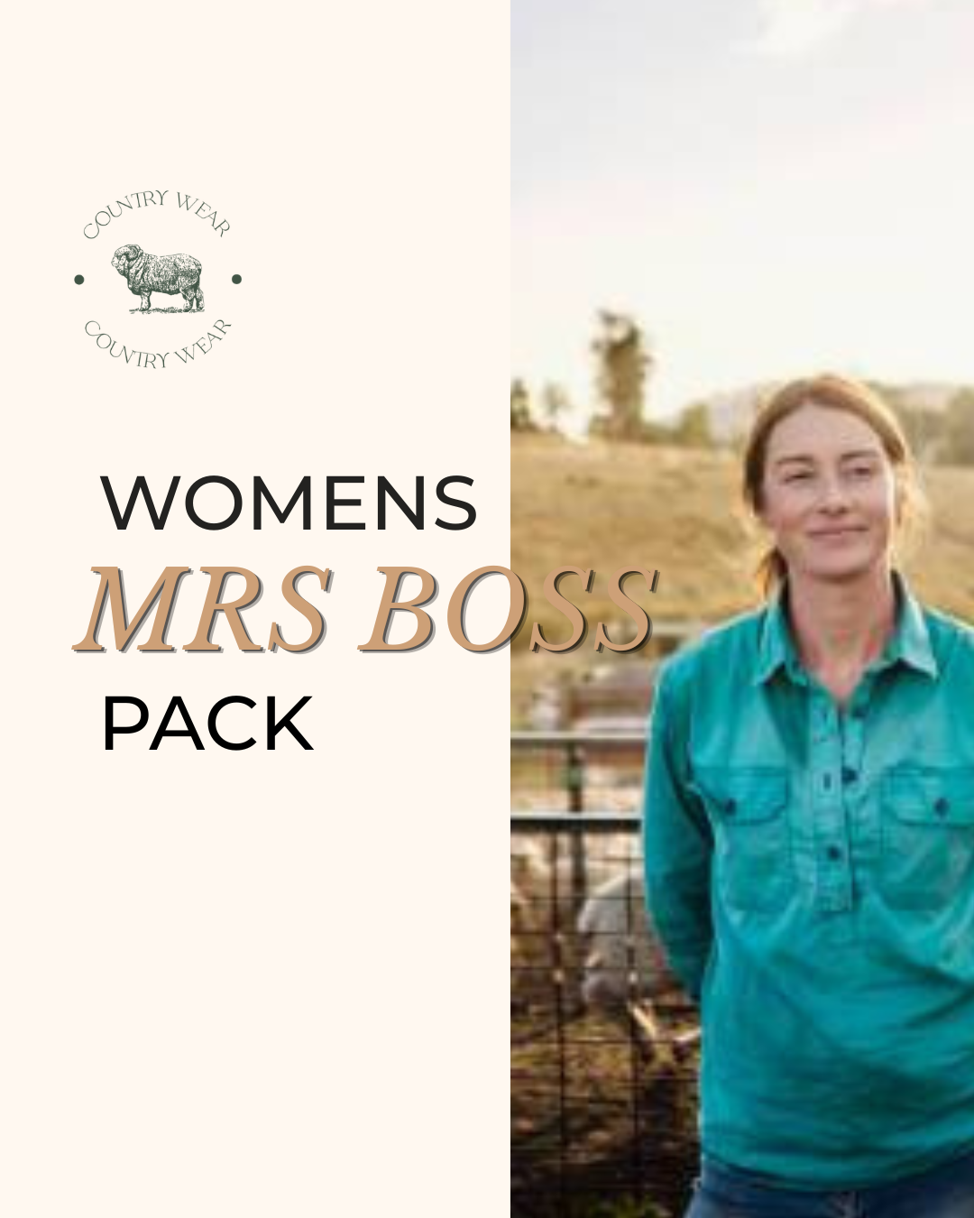 EMBROIDERED PACK - MRS BOSS