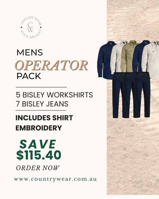 EMBROIDERED BISLEY PACK - THE OPERATOR