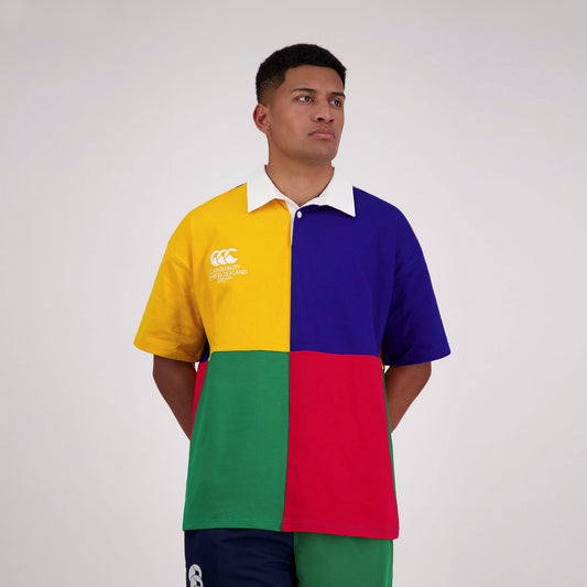 Canterbury - Mens Harlequin Block SS Rugby