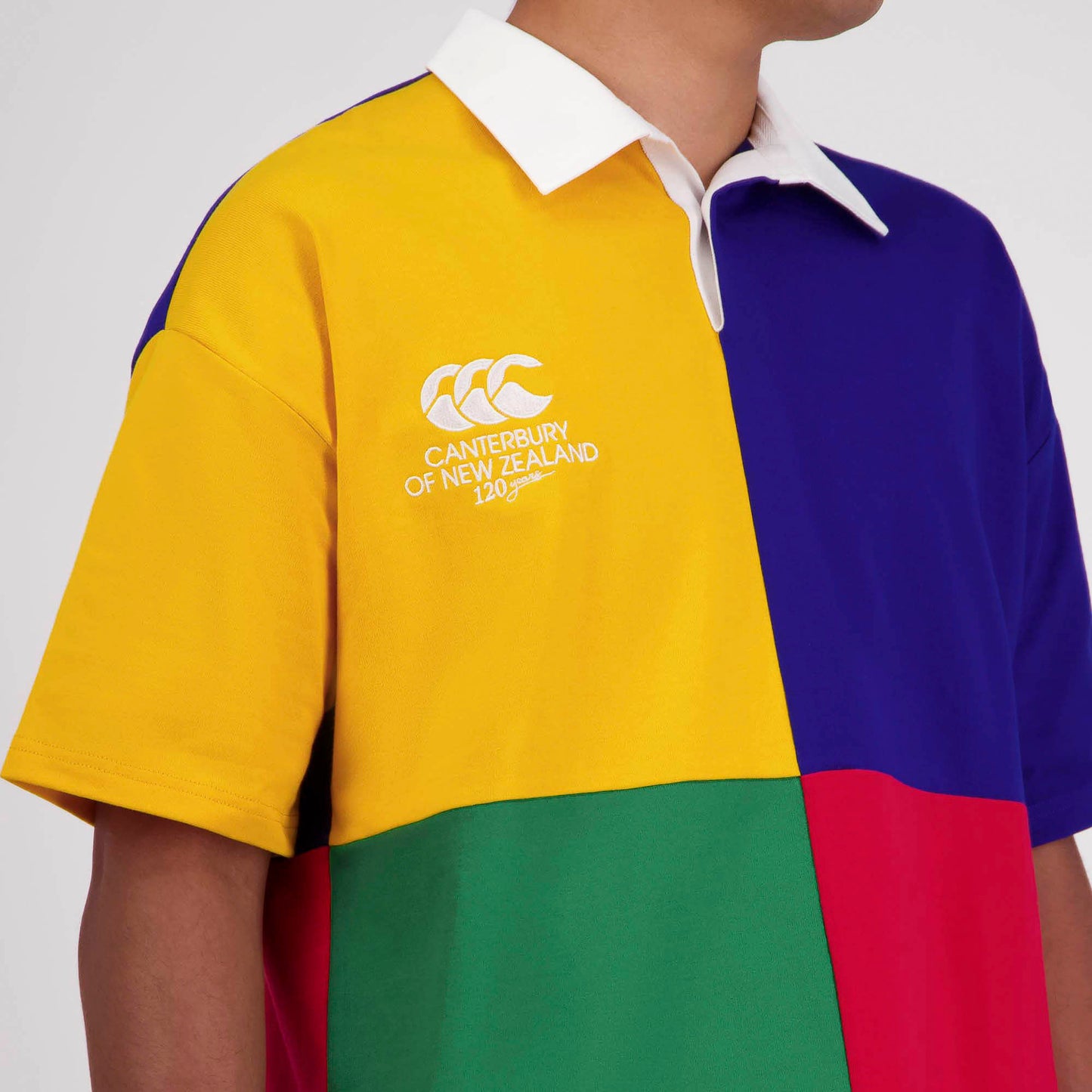 Canterbury - Mens Harlequin Block SS Rugby