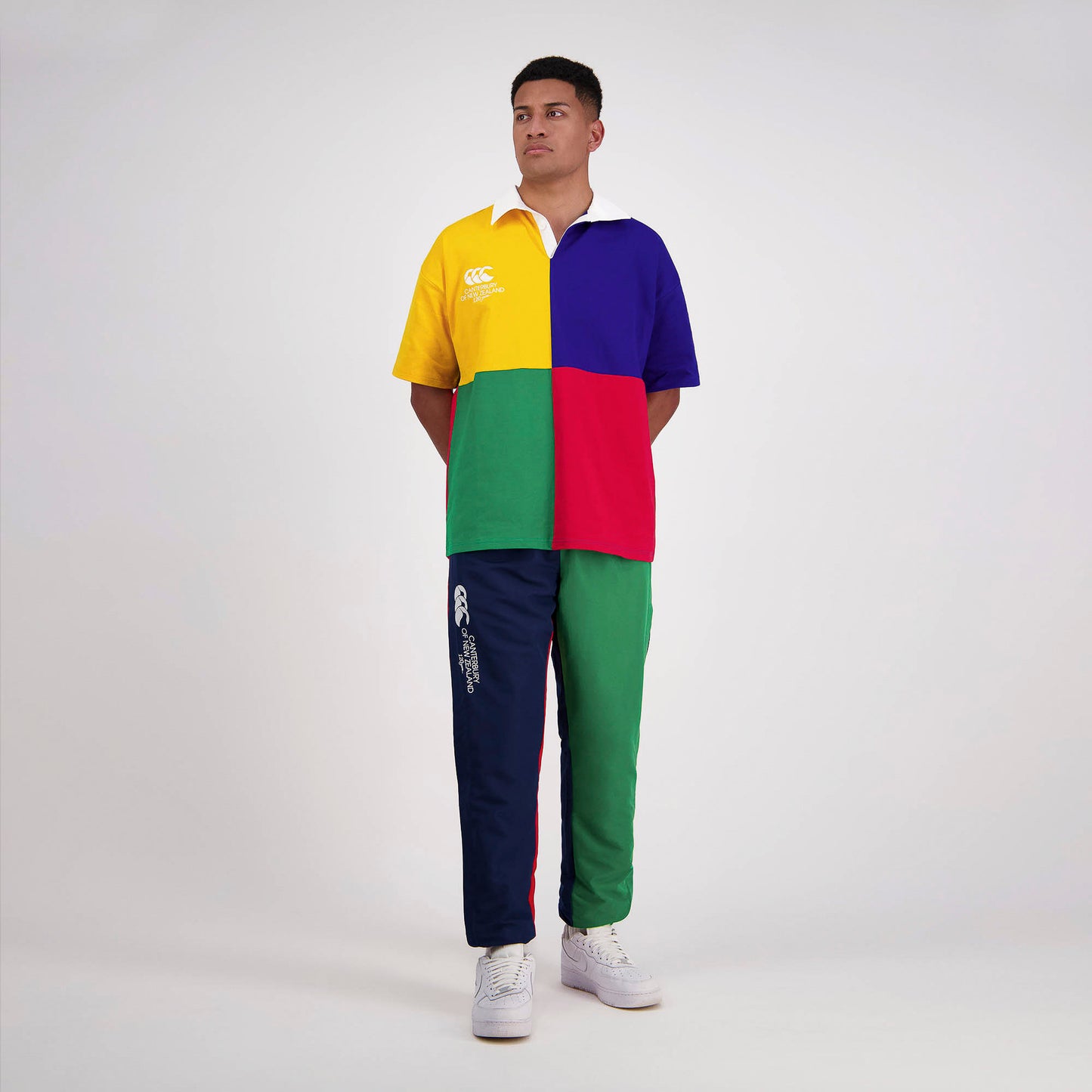 Canterbury - Mens Harlequin Block SS Rugby