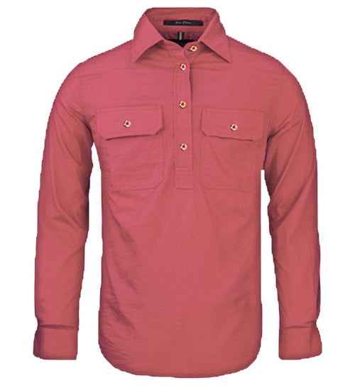 Pilbara - Womens Closed Front Work Shirt - Pilbara - Canyon