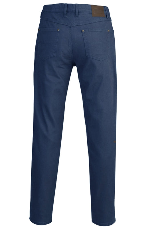 Pilbara - Mens Cotton Stretch Jean - Gunmetal Blue