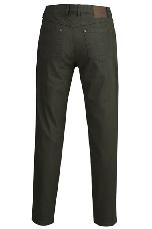 Pilbara - Mens Cotton Stretch Jean - Moss