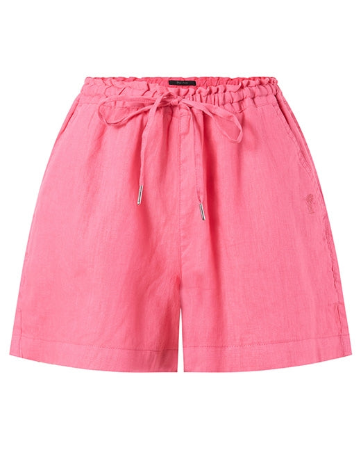 Pilbara - Womens Olivia Linen Short - Lipstick