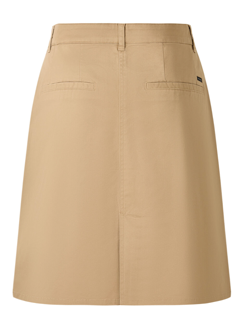 Pilbara - Womens Chino A-Line Skirt - Caramel