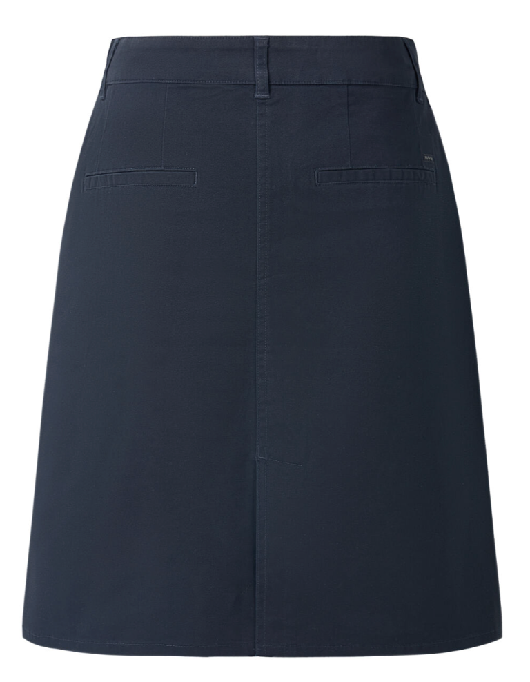 Pilbara - Womens Chino A-Line Skirt - Ink Navy