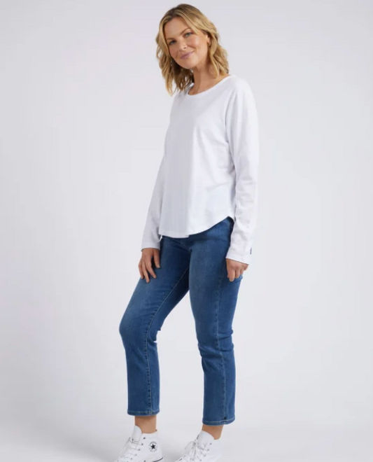 Elm Lifestyle - Everyday L/S Tee - White