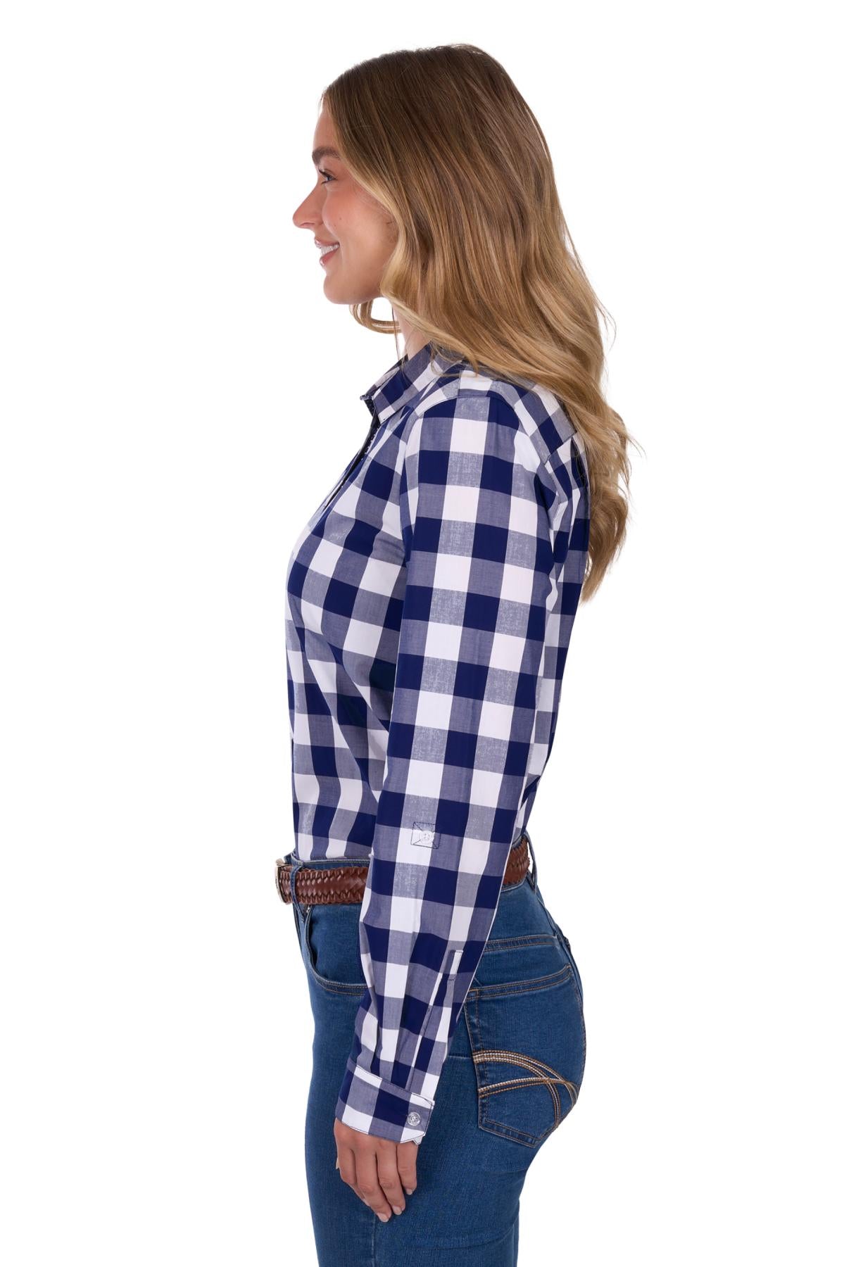 Thomas Cook - Womens Scarlet Tab Long Sleeve Shirt - Navy/White