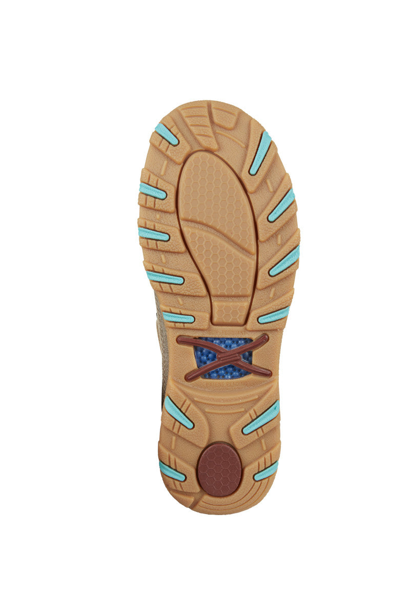TWISTED X - Ladies Dusty Tan/Multi Womens Aztec Cellstretch Slip On - TCWXC0008