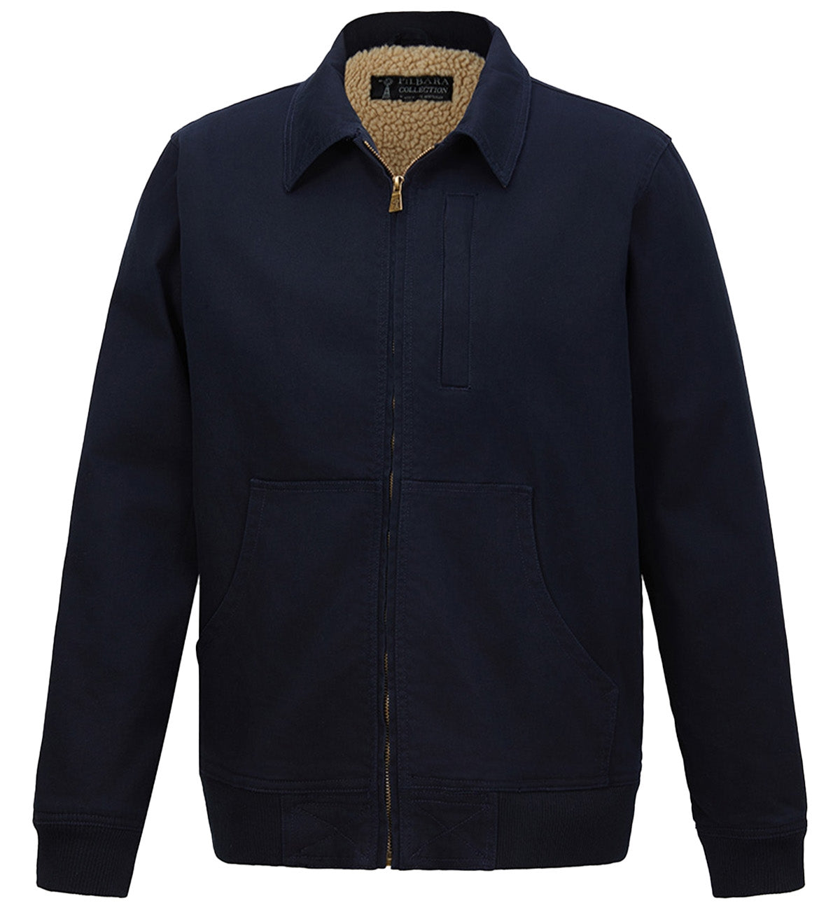 Pilbara - Men's Sherpa Bomber Jacket - Navy