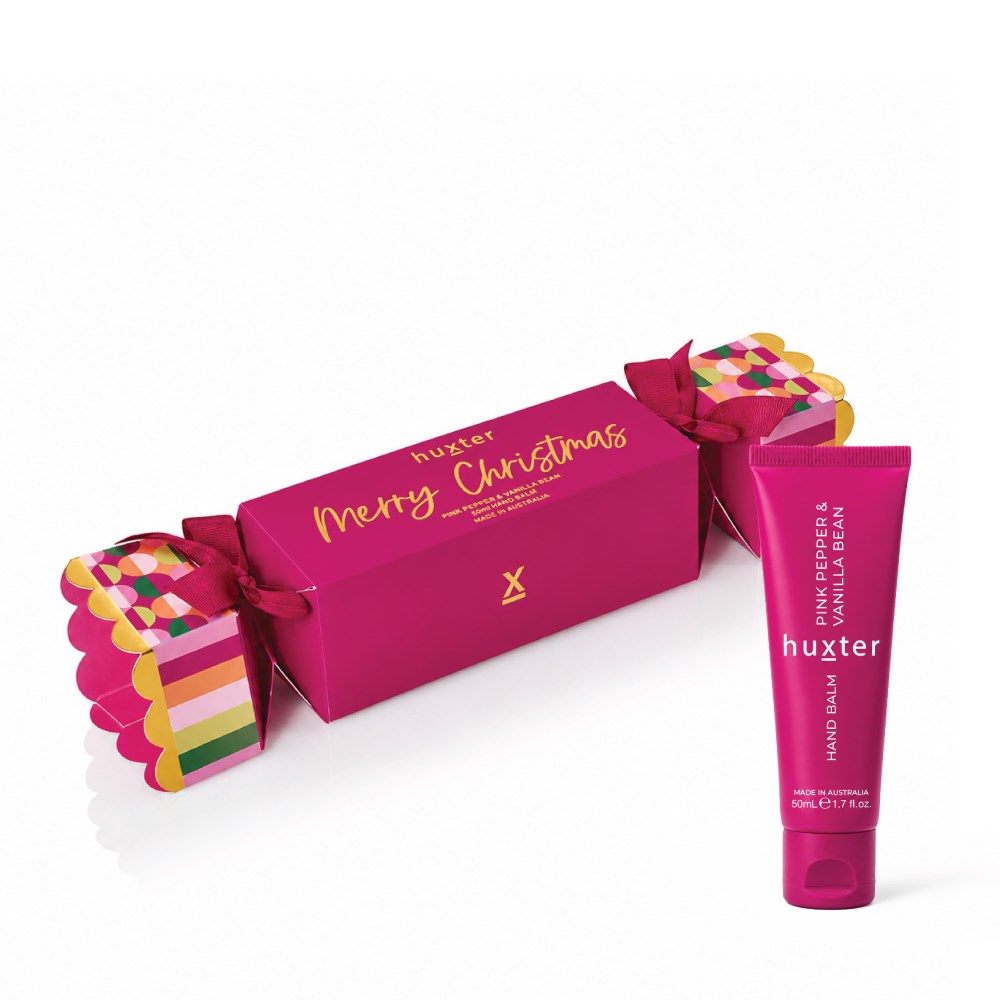 Huxter - 50ml Hand Balm Bon Bon - Adorned Xmas - Pink Pepper & Vanilla Bean