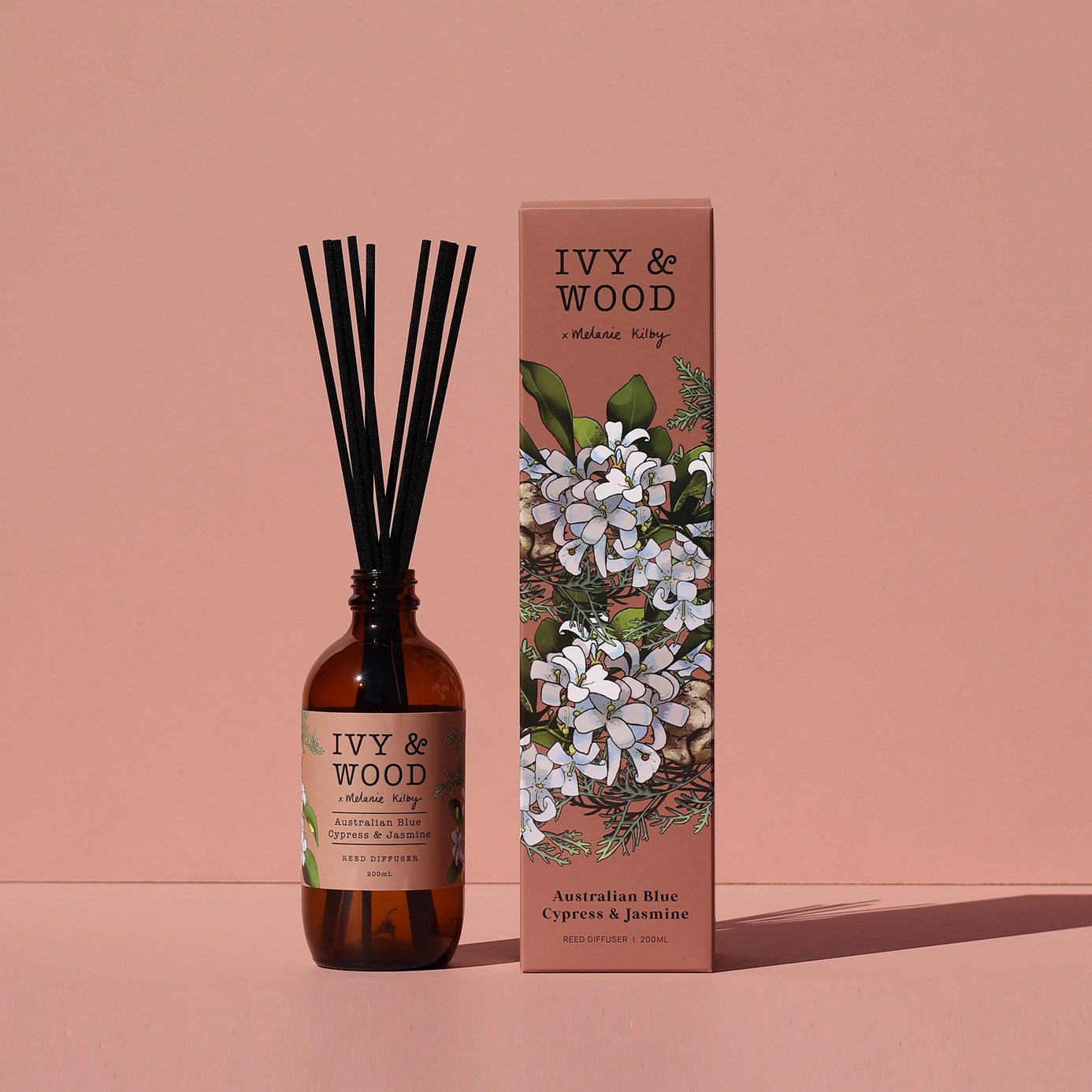 Ivy & Wood -Australian Blue Cypress & Jasmine Reed Diffuser