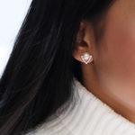 Pele - Earrings - Angle Pearl Studs