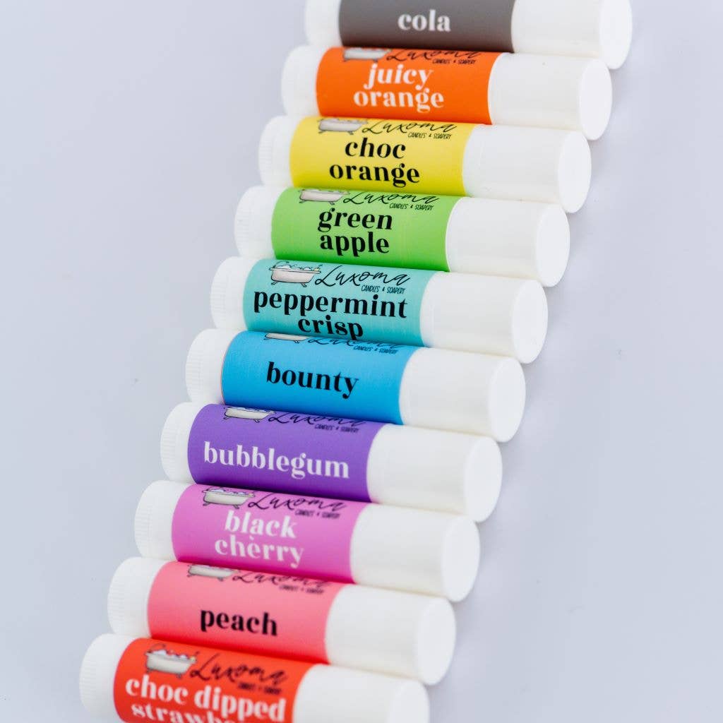 COMING SOON... Luxoma - Choc Dipped Strawberry Flavoured Lip Balm