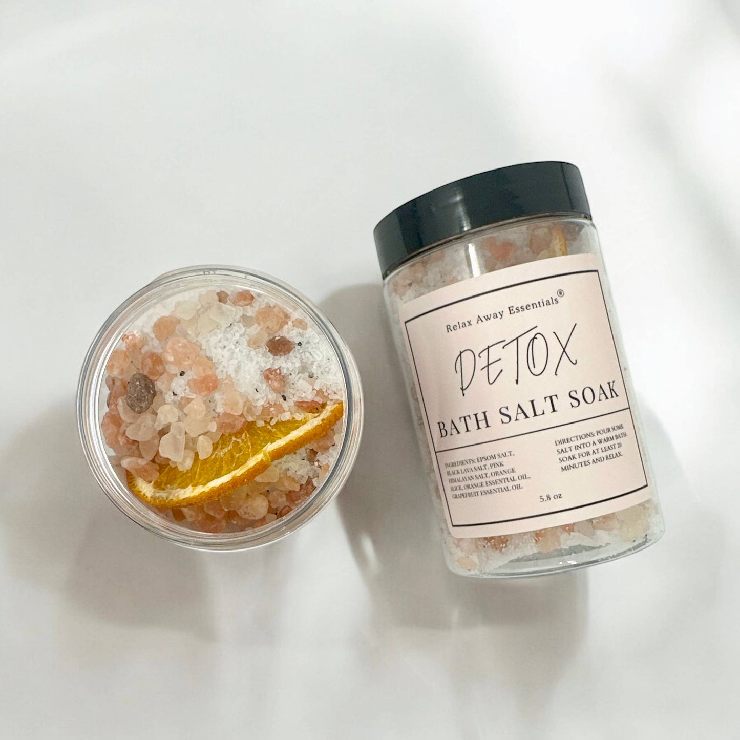 Relax Away Essentials - Bath Salt Soak - Spa Soak - Restore