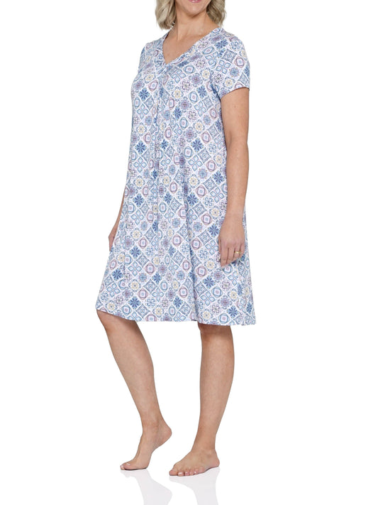 Magnolia Lounge - Capri Tile Bamboo Cool Twist Nightie