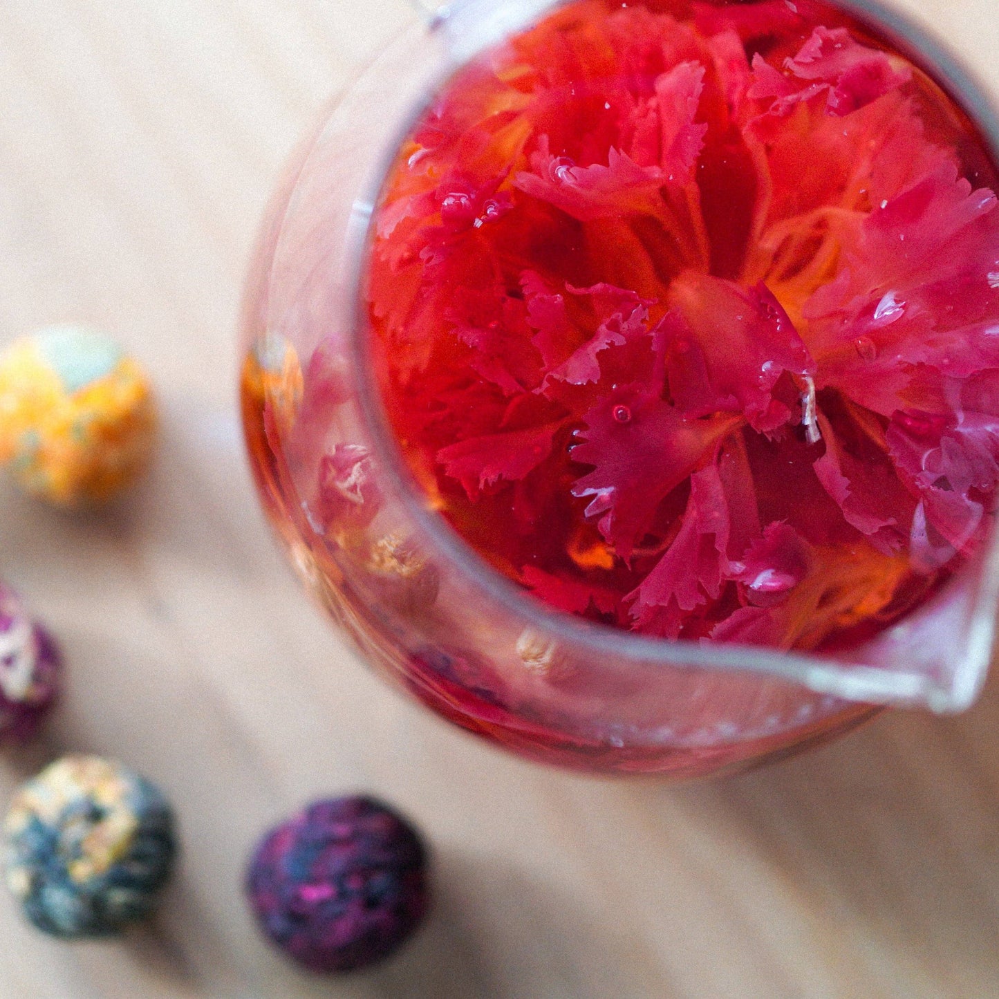 Better Tea Co. - Blooming Tea Balls in Glass Tube