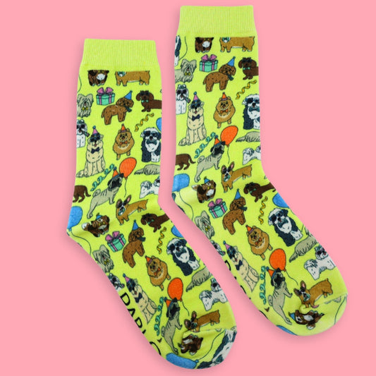Pablo & Co - Dog Breed Socks - Party Dawgs