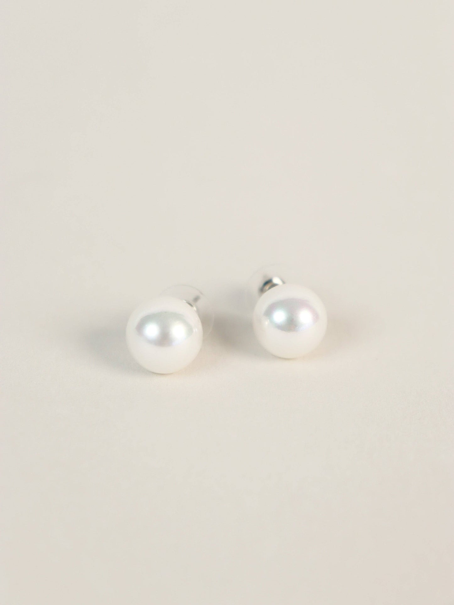 Angels Whisper Accessories - Marisol Glass Pearl 18K Gold Plated Earrings