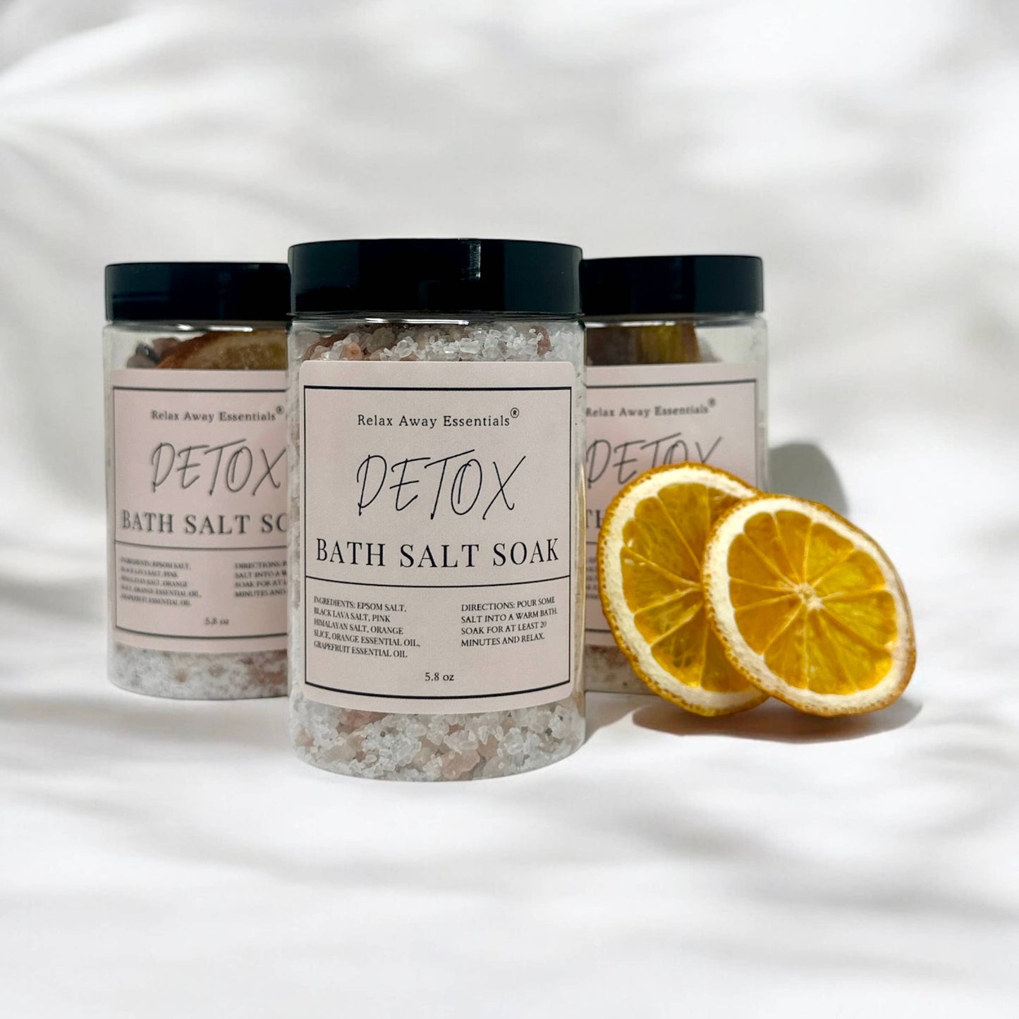Relax Away Essentials - Bath Salt Soak - Spa Soak - Restore