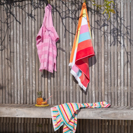 Canningvale - Kids' Hooded Beach Towel - Sherbert