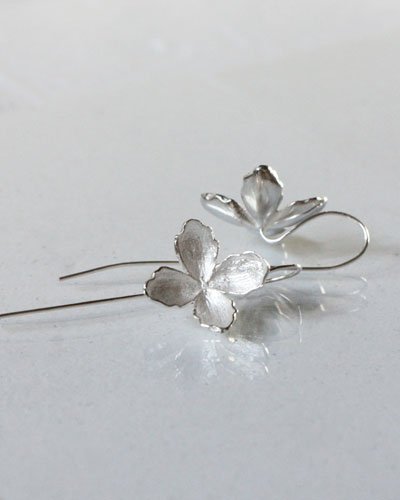 Pele - Earrings - Hibis Silver