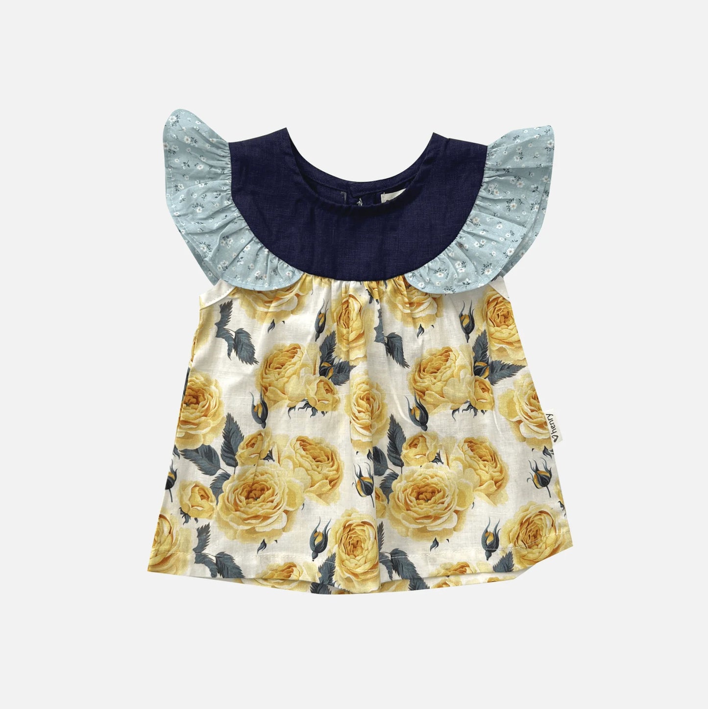 Love Henry - Baby Girls Tasmin Top - Amalfi Coast
