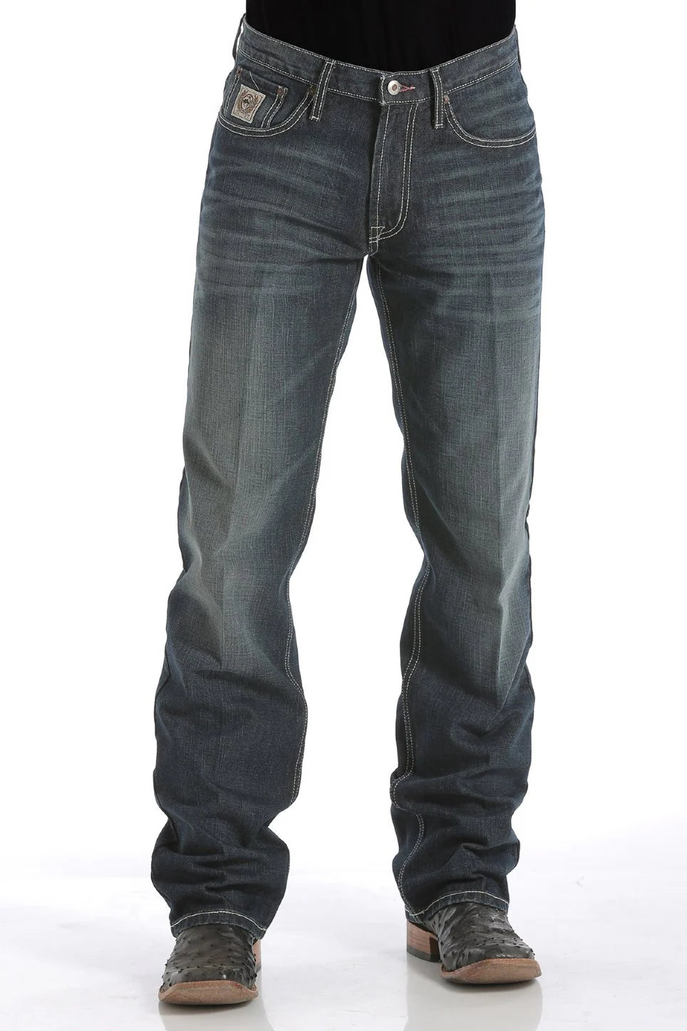 Cinch White Label (Mens) MB92834019 - Relaxed Fit Jeans (34 Leg Length)
