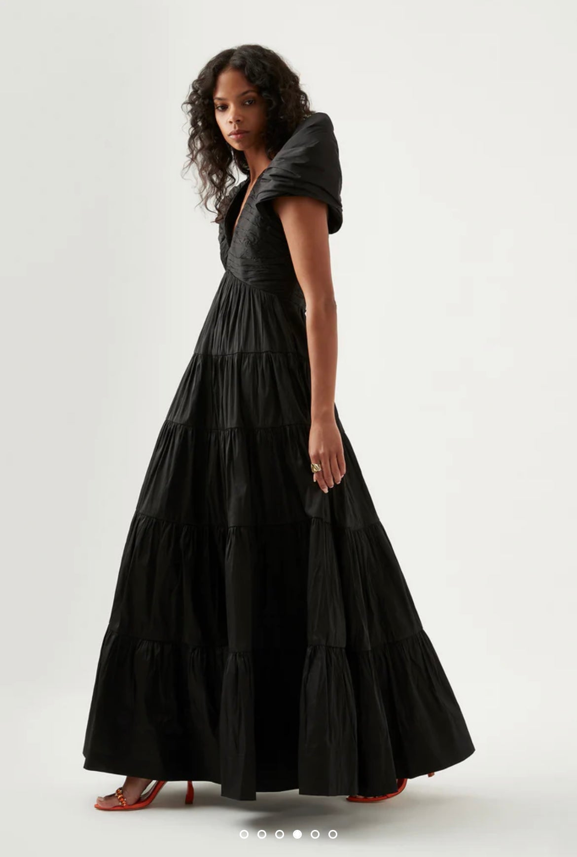 HIRE DRESS - AJE - TIERED GOWN MAXI DRESS