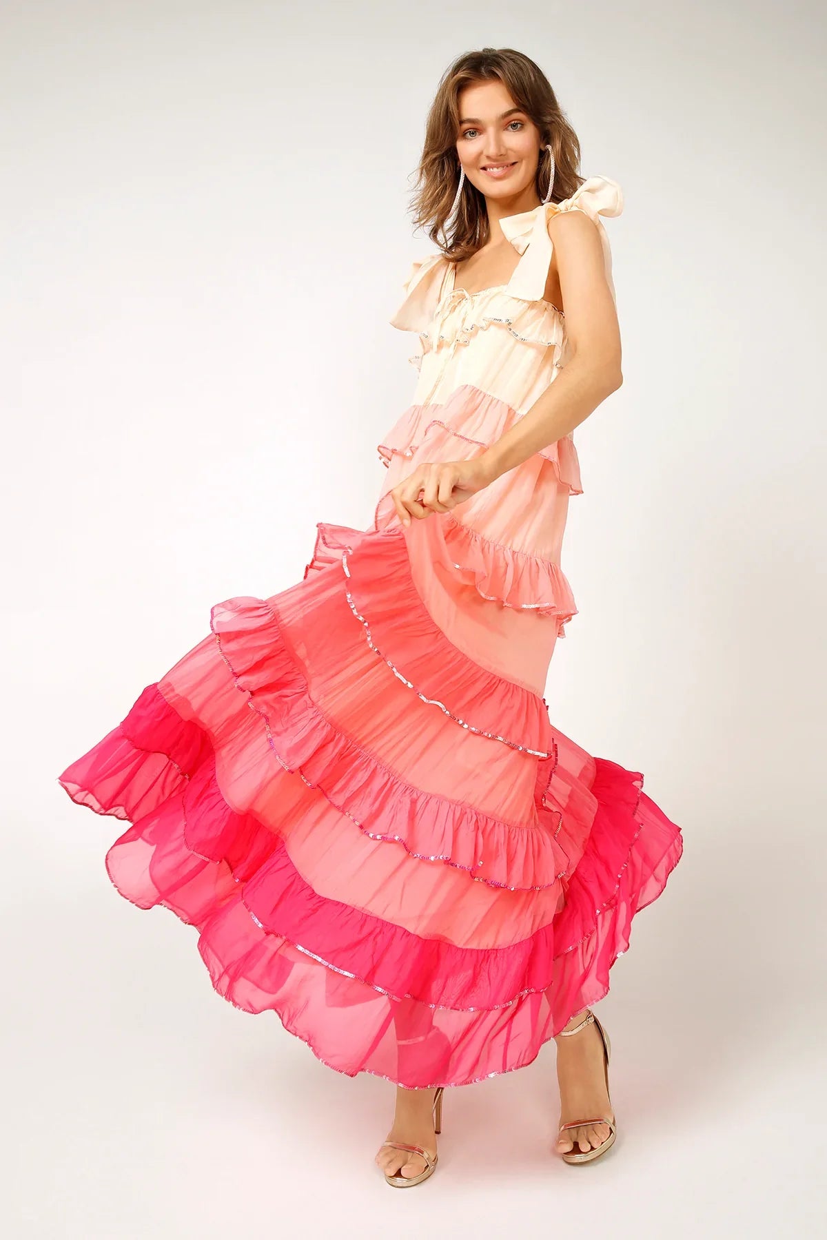 HIRE DRESS - BONITA - TUMBLE OUTTA BED MAXI DRESS