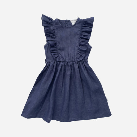 Love Henry - Girls Florence Dress - Navy
