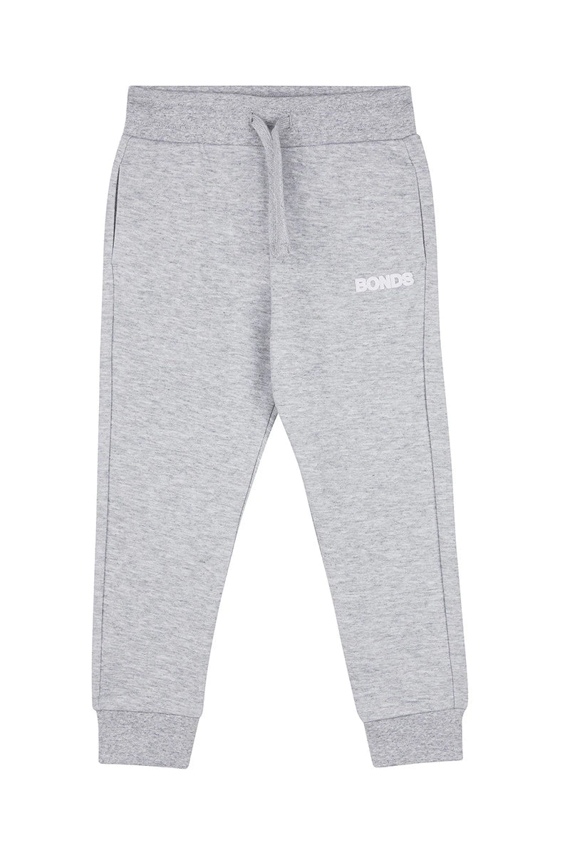 Bonds - Kids Tech Sweats Trackie - Grey Marle
