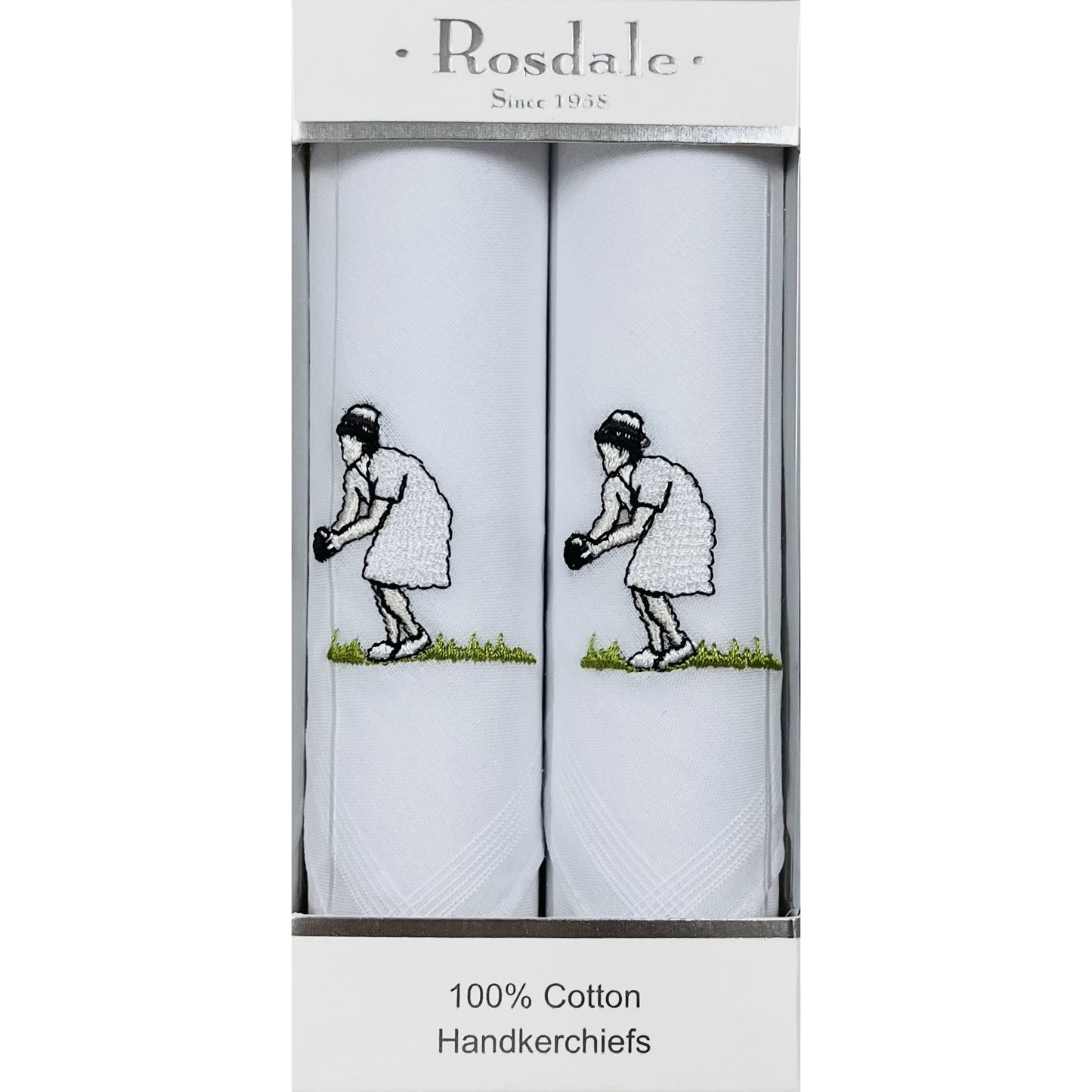 Rosdale - Bowling Ladies Handkerchief - 2 Pack