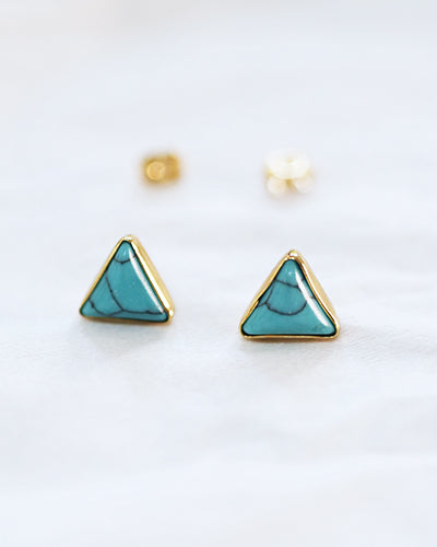 Pele - Earrings - Turquoise Studs