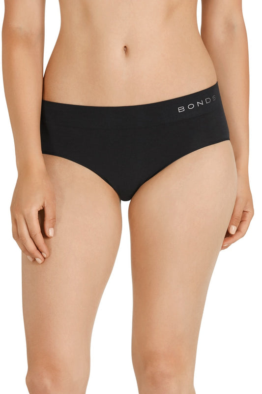 Bonds - Womens Seamless Bikini Underpants - Black