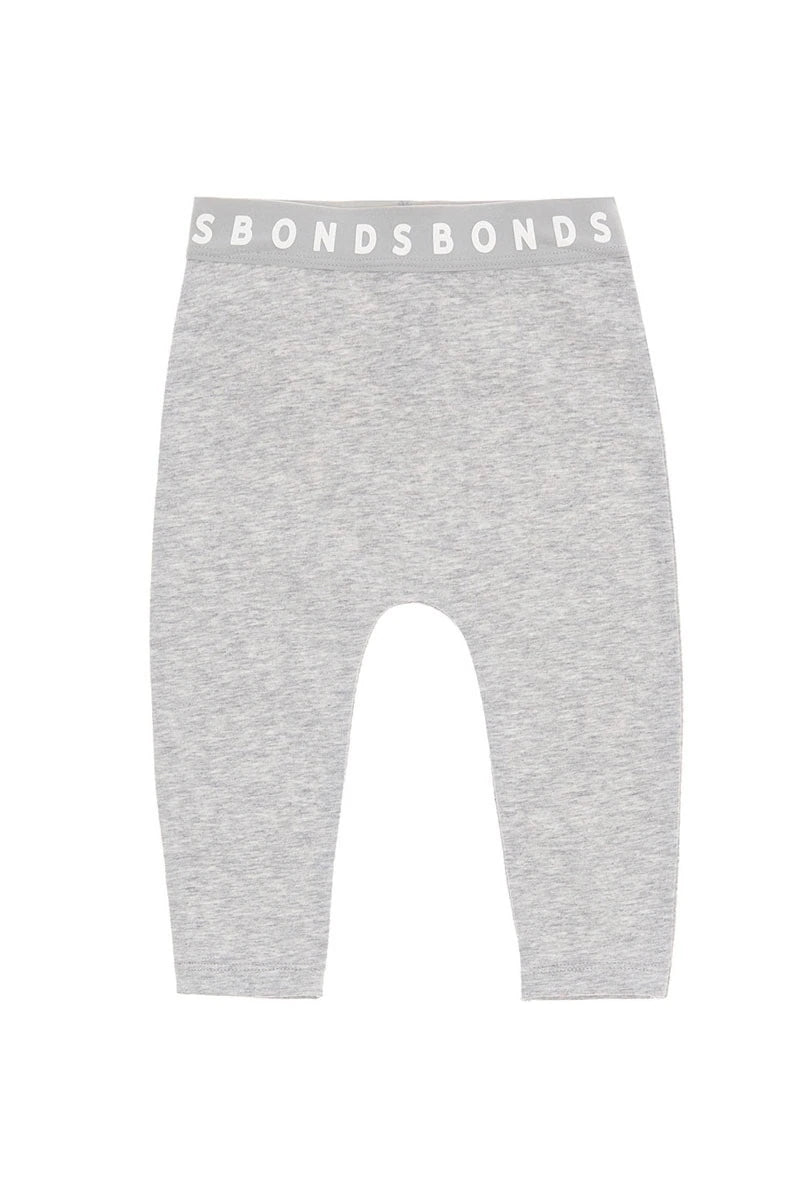 Bonds - Stretchies Legging - Grey Marle