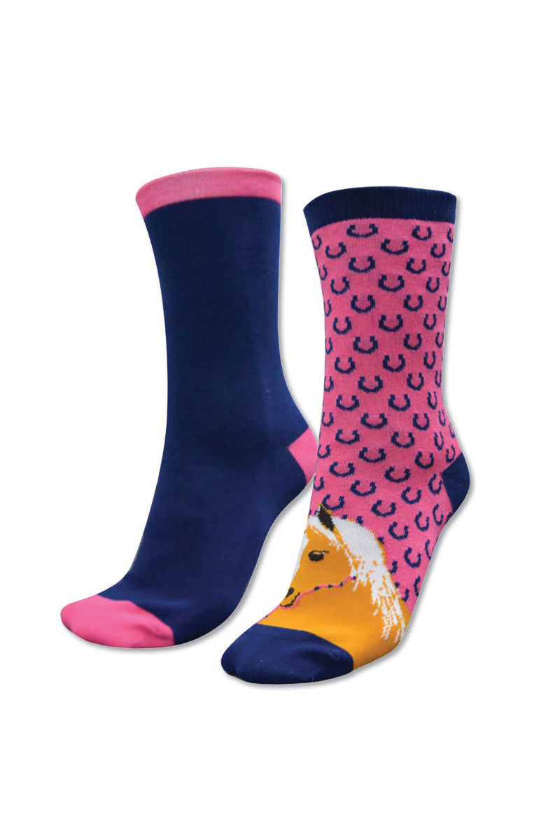 Thomas Cook - Kids Homestead Socks - Horse Twin Pack