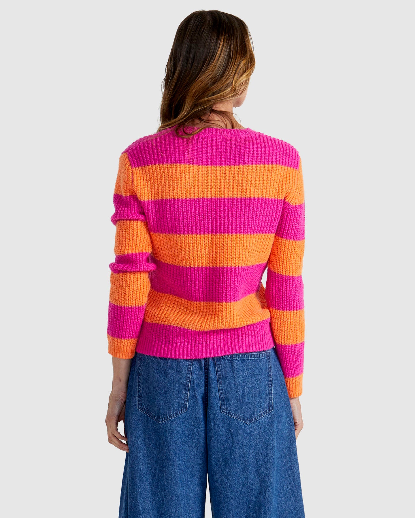 Fate + Becker - Santos Knit - Orange / Pink