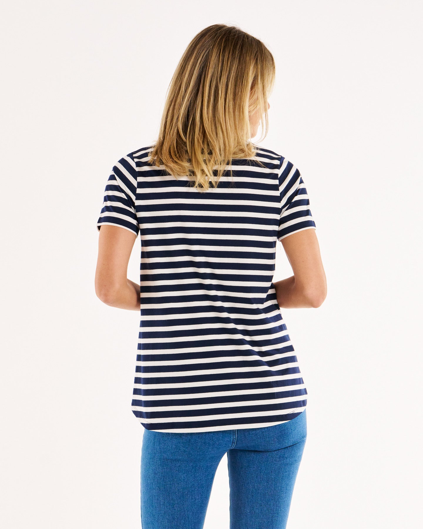 Betty Basics - Luella Tee - Navy Stripe