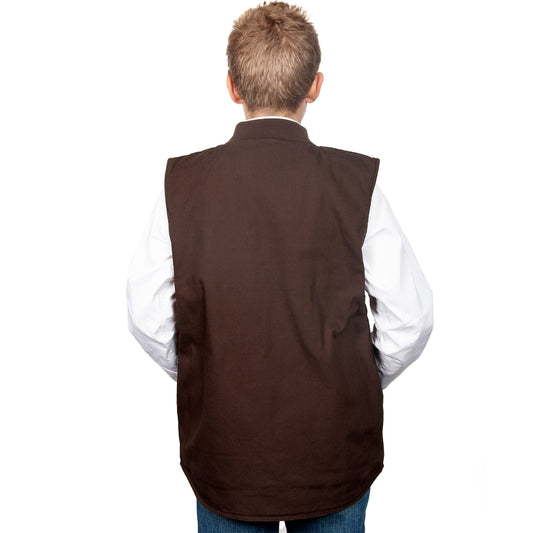 PRE ORDER - Just Country - Childrens Diamantina Vest - Chocolate