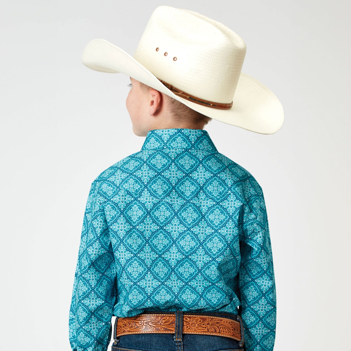 Roper - Amarillo Collection Shirt - Blue