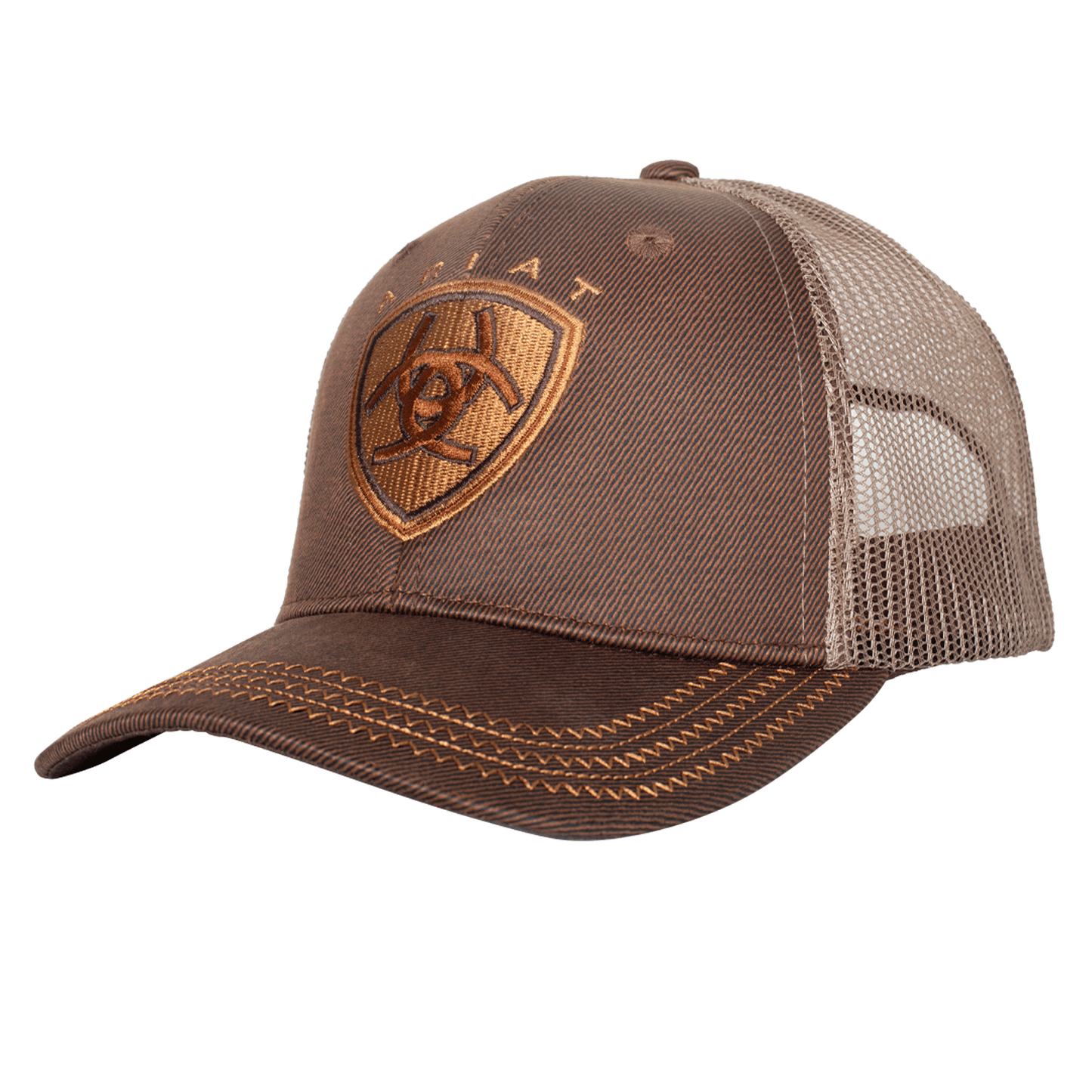 Ariat - Structured Cap - Brown Oilskin