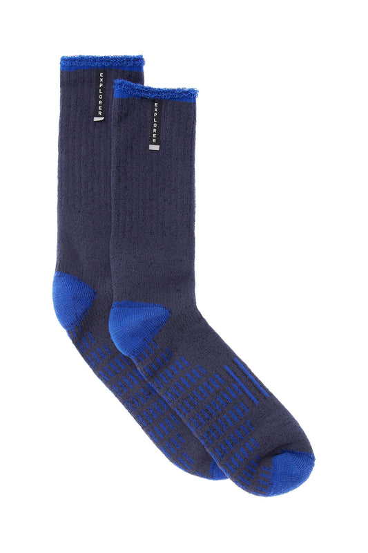 Bonds - Mens Explorer Extreme Wool Crew Sock - 2 Pack - Navy/Blue