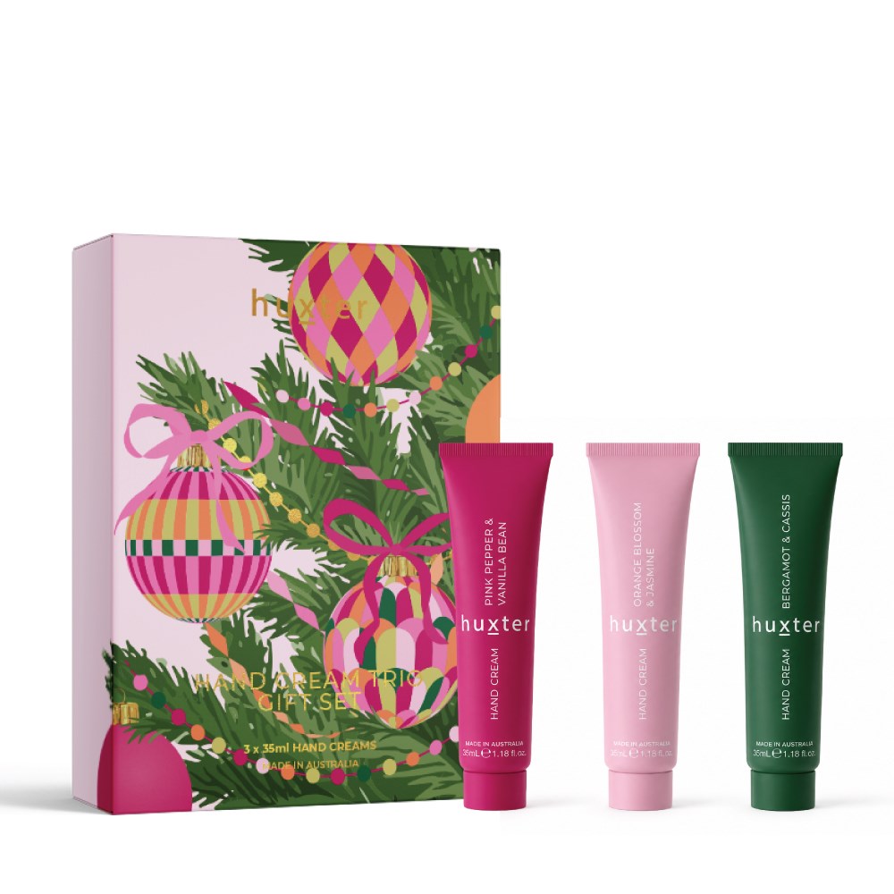 Huxter - Hand Cream Trio Gift Set - Adorned Xmas