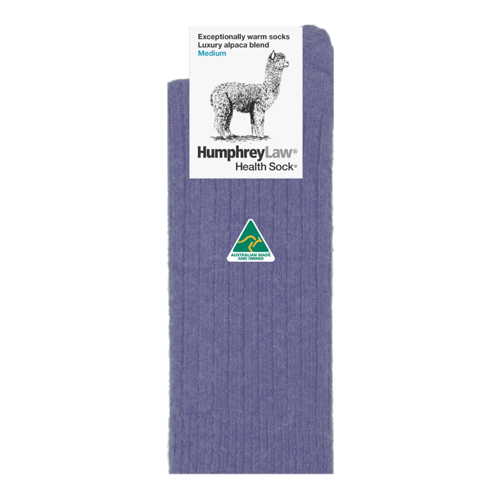 Humphrey Law - Alpaca Health Sock - Violet