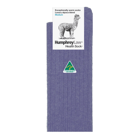 Humphrey Law - Alpaca Health Sock - Violet